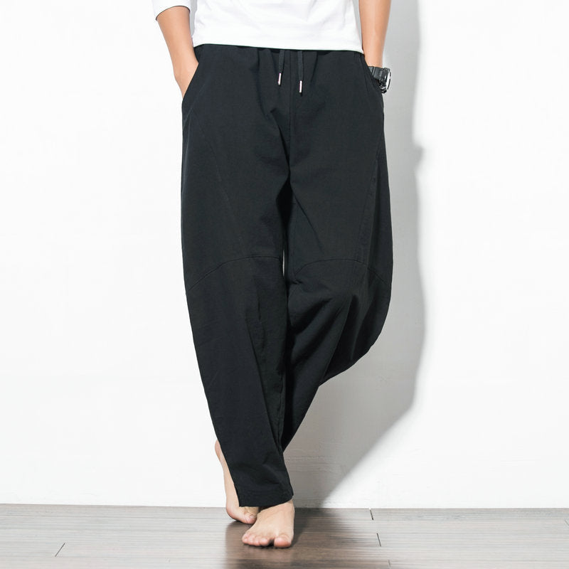 Linen Loose Casual Pants-Deluxe Fashion Forever