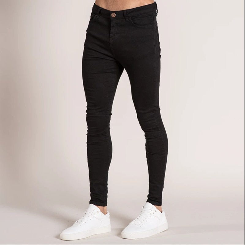 Elastic Waist Skinny Jeans for Men-Deluxe Fashion Forever