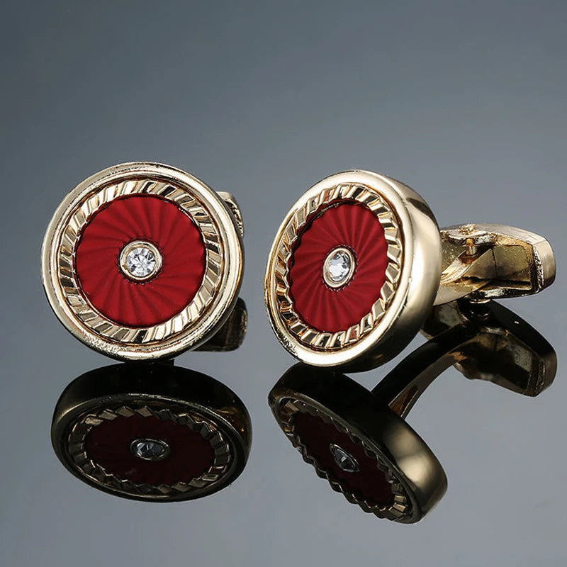 Men’s Luxury Crystal Cufflinks