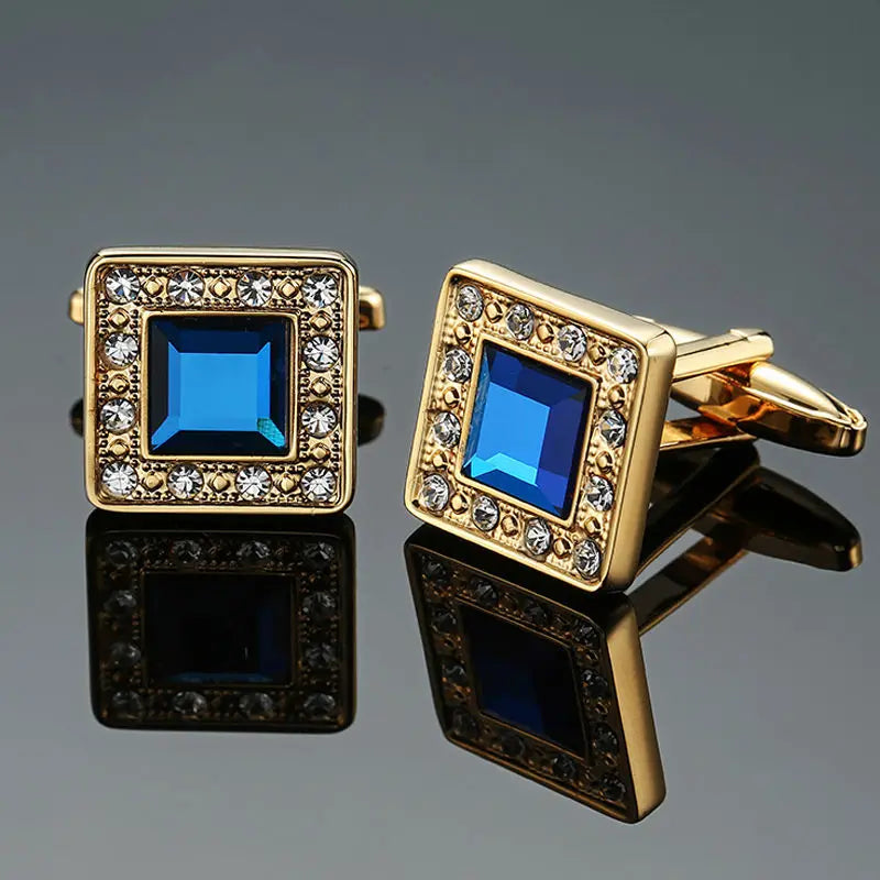 Men’s Luxury Crystal Cufflinks