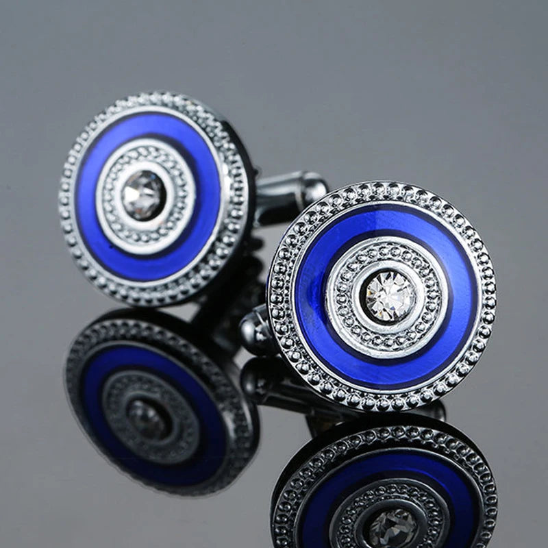 Men’s Luxury Crystal Cufflinks