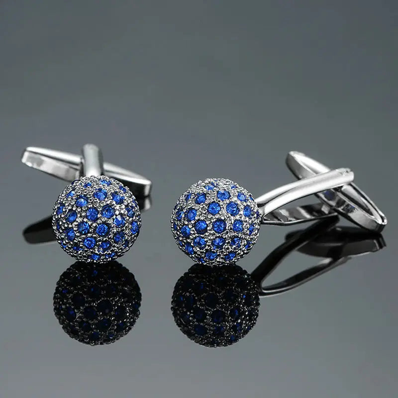 Men’s Luxury Crystal Cufflinks