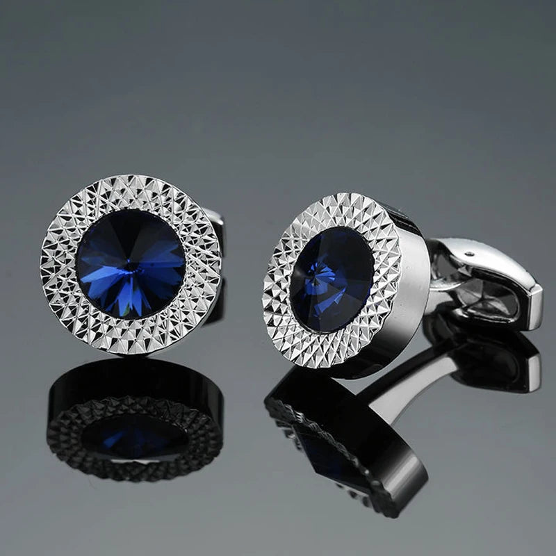 Men’s Luxury Crystal Cufflinks