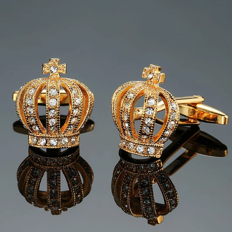 Men’s Luxury Crystal Cufflinks