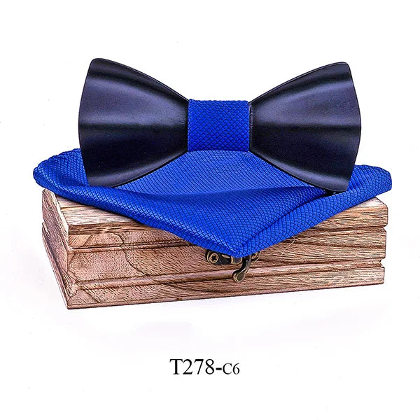 Men’s Wooden Bow Tie Set