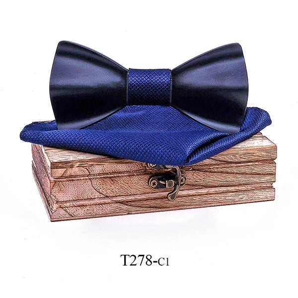 Men’s Wooden Bow Tie Set