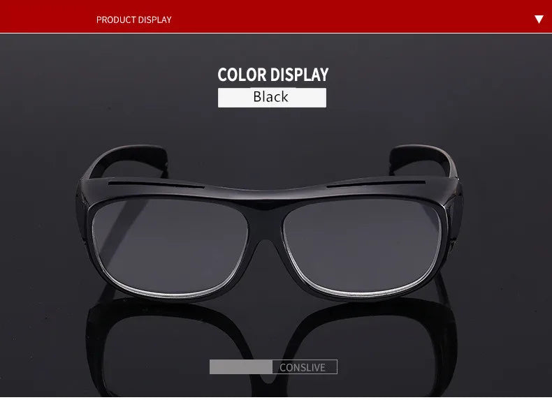 Unisex Magnifier Glasses – Clear Vision Anti-Fatigue Lenses