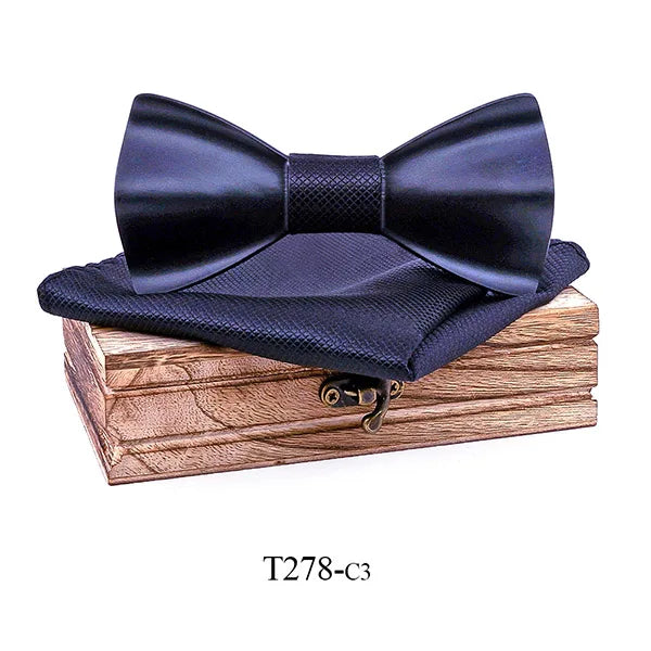 Men’s Wooden Bow Tie Set