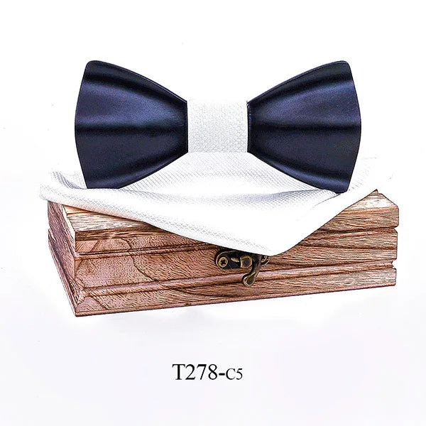 Men’s Wooden Bow Tie Set