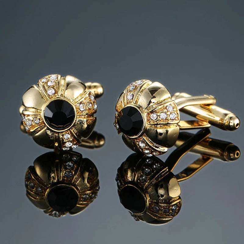 Men’s Luxury Crystal Cufflinks