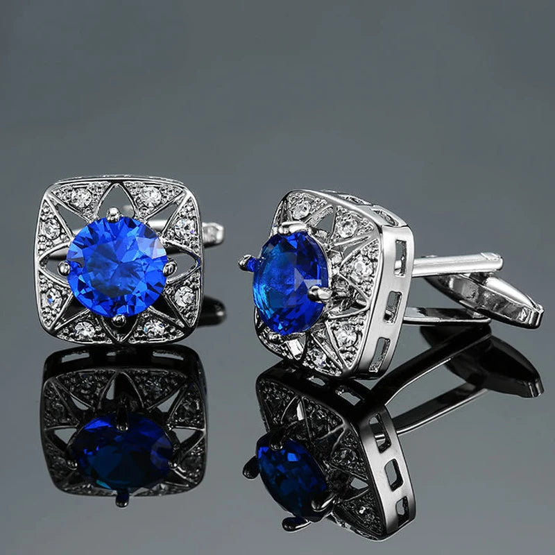 Men’s Luxury Crystal Cufflinks