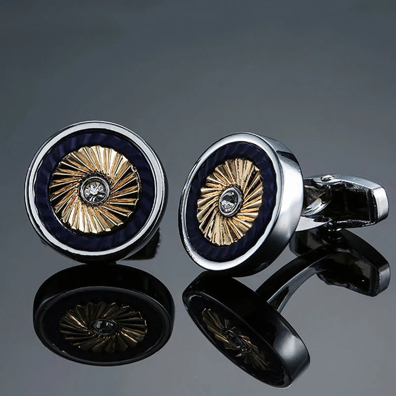Men’s Luxury Crystal Cufflinks