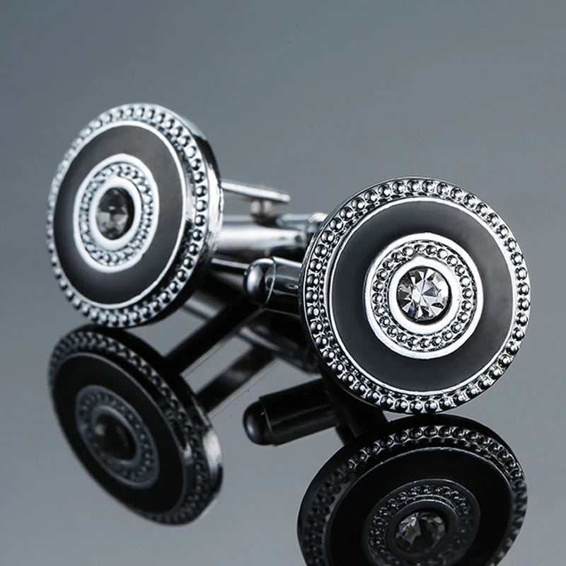 Men’s Luxury Crystal Cufflinks
