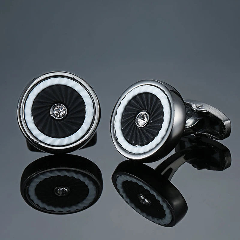 Men’s Luxury Crystal Cufflinks