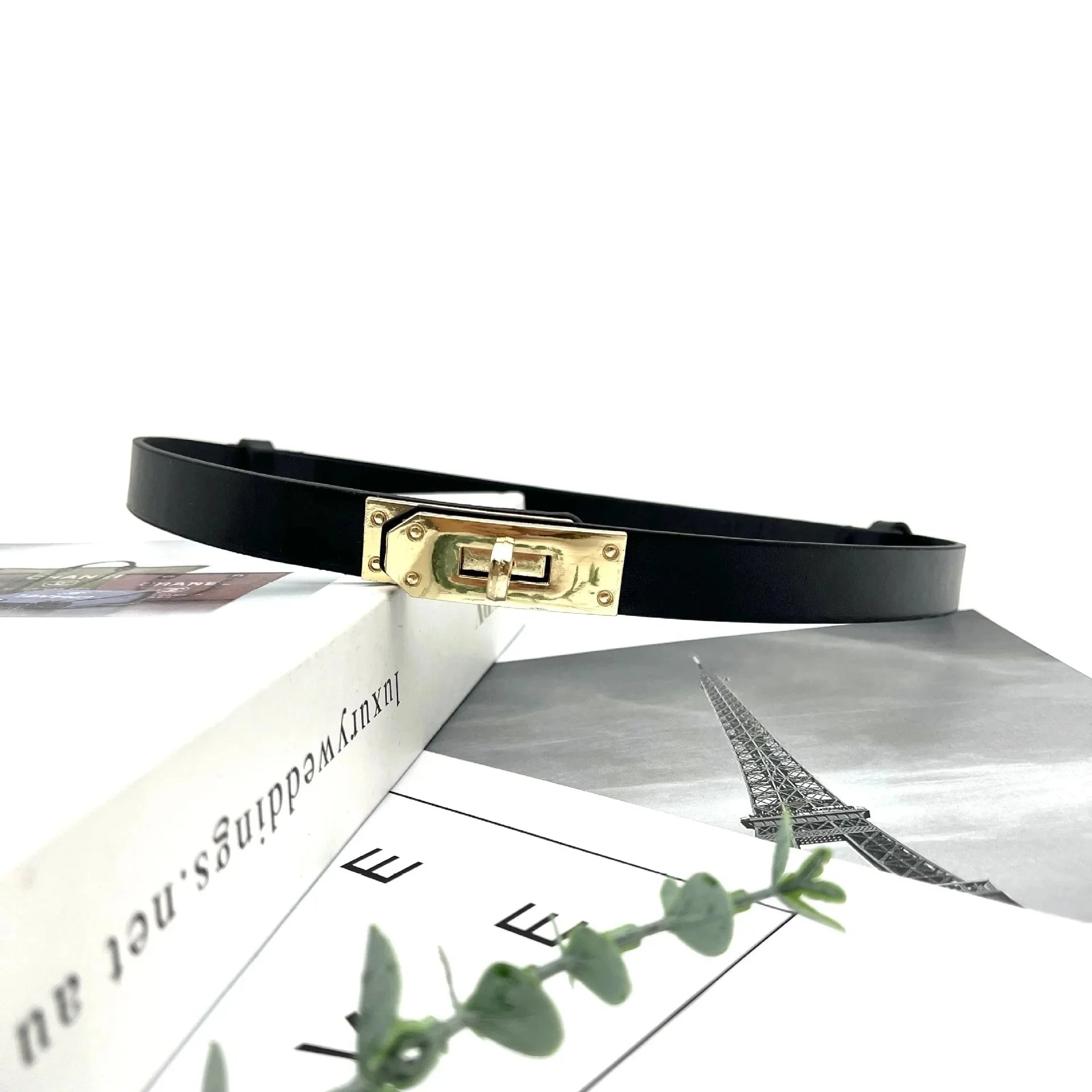 Women’s Adjustable Lock Buckle Waist Belt