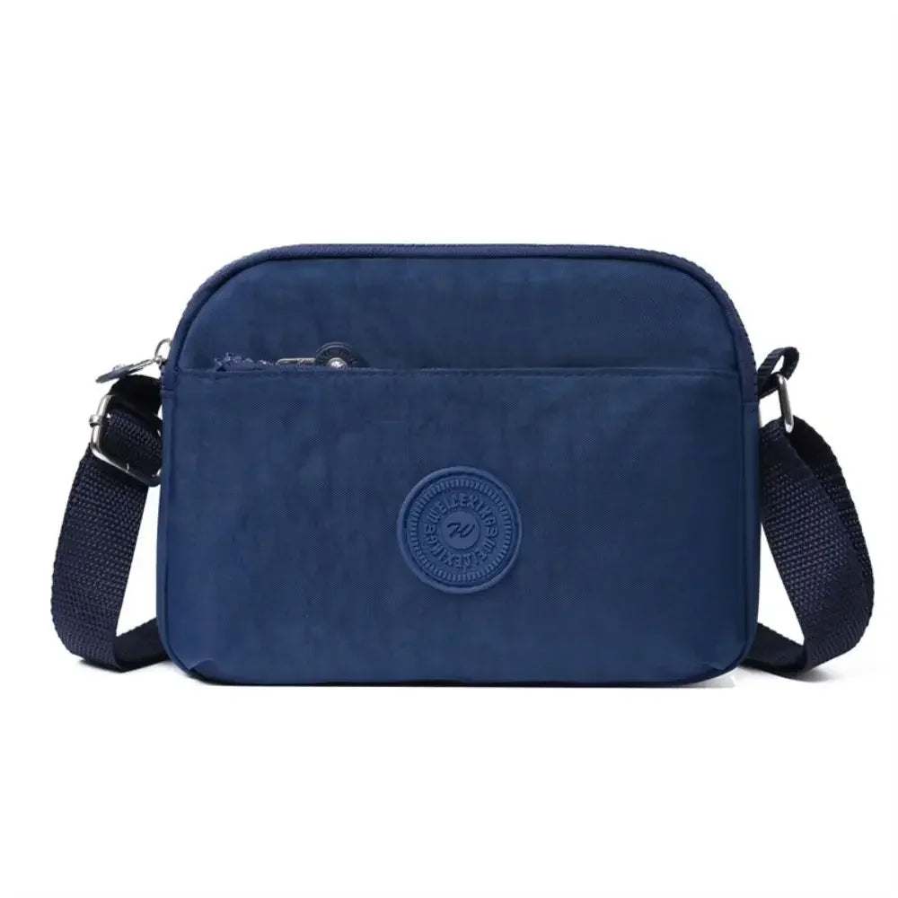 Spring Nylon Crossbody Bag – Multi-pocket for Men & Women