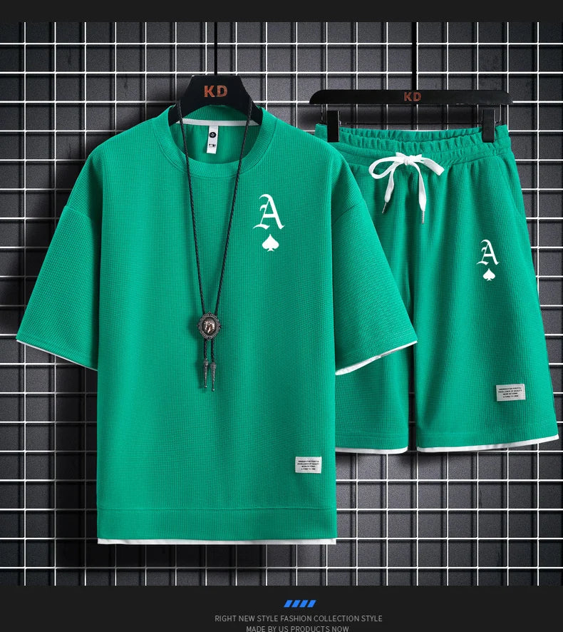 Men's T-Shirt & Shorts Set