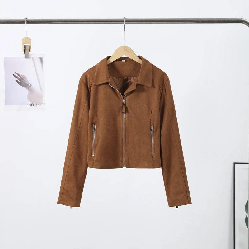 Women’s Vintage Suede Short Jacket