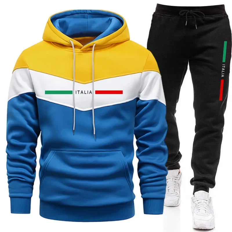 Men's Hoodie Tracksuit Set