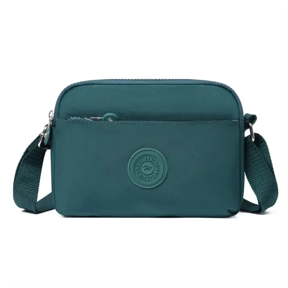 Spring Nylon Crossbody Bag – Multi-pocket for Men & Women