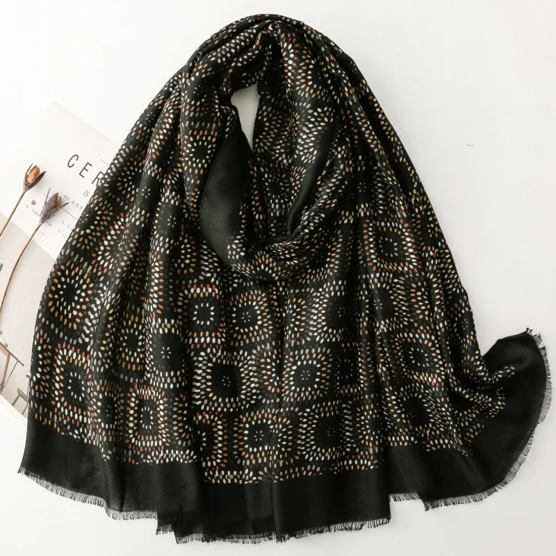 Women’s Leopard Print Luxury Scarf