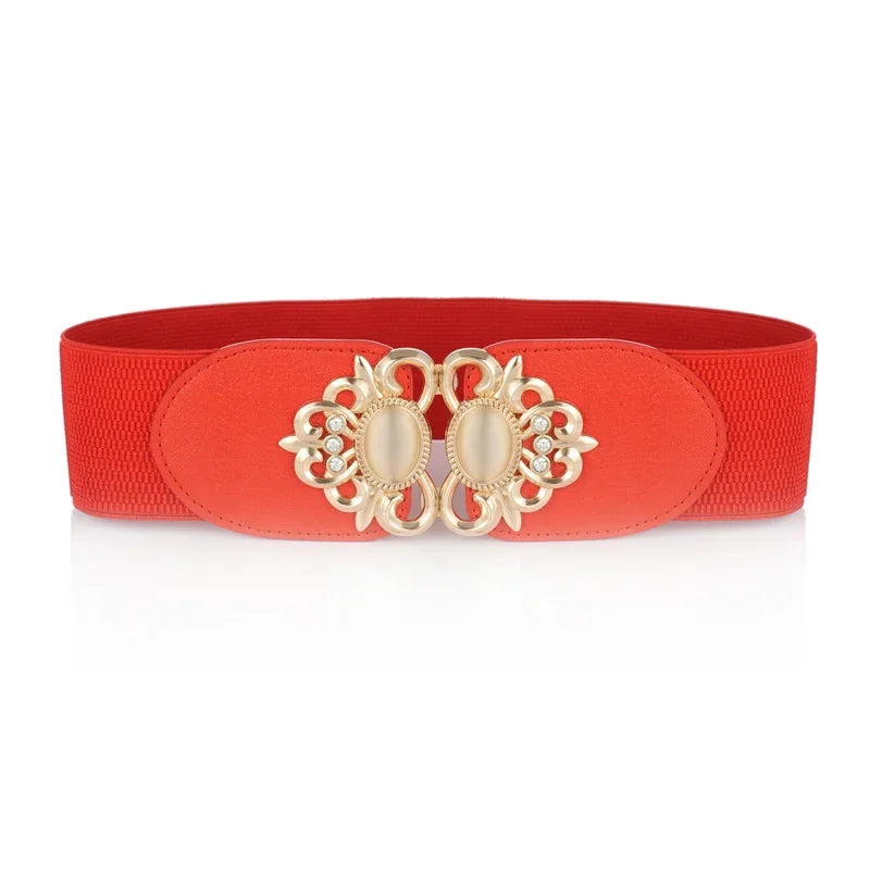 Women’s Wide Leather Waist Belt