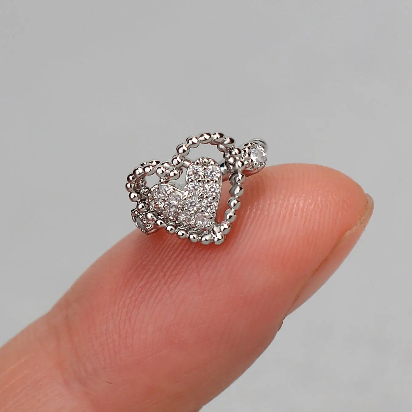 Crystal Zircon Clip-On Ear Cuff – No Piercing