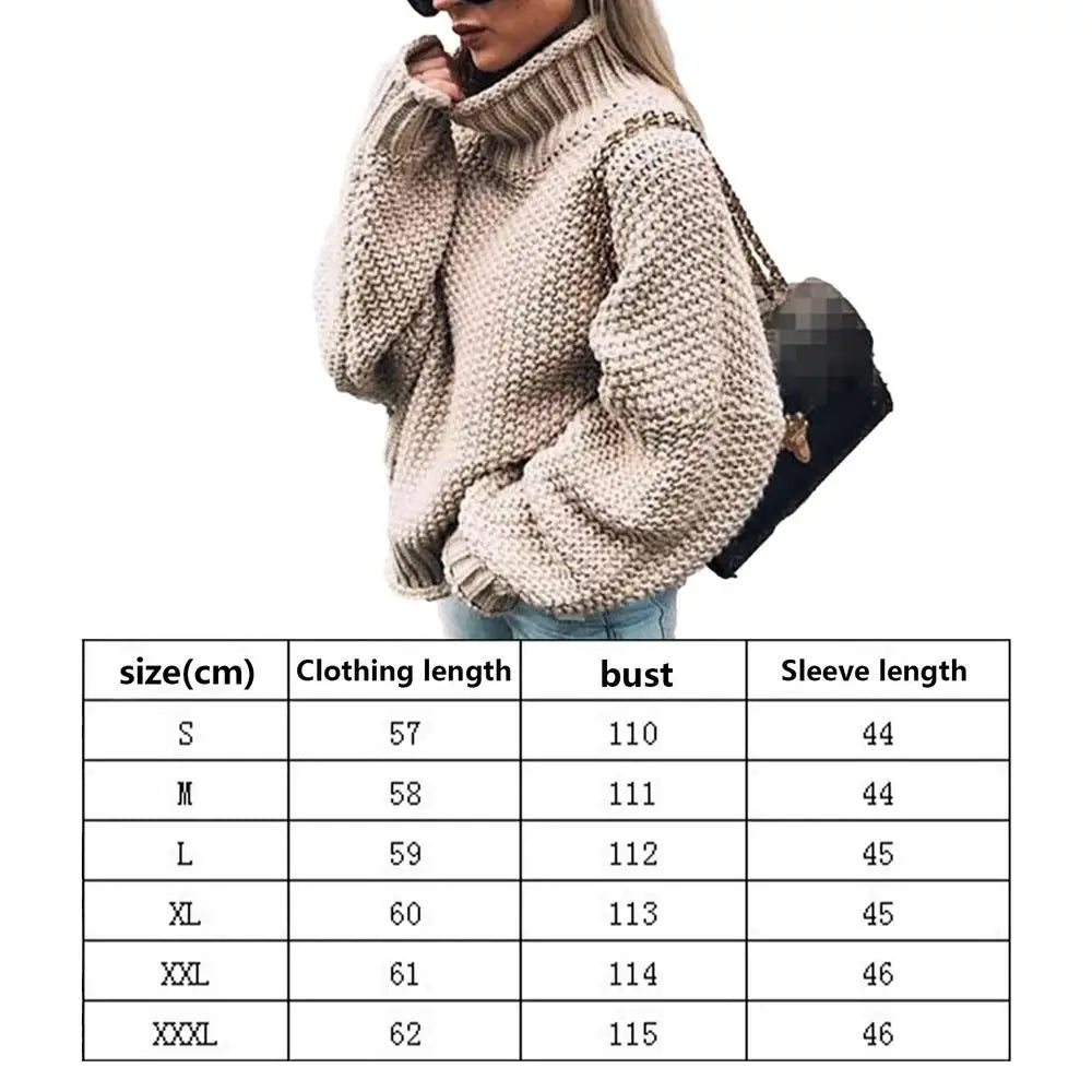 Women’s Oversized Turtleneck Sweater