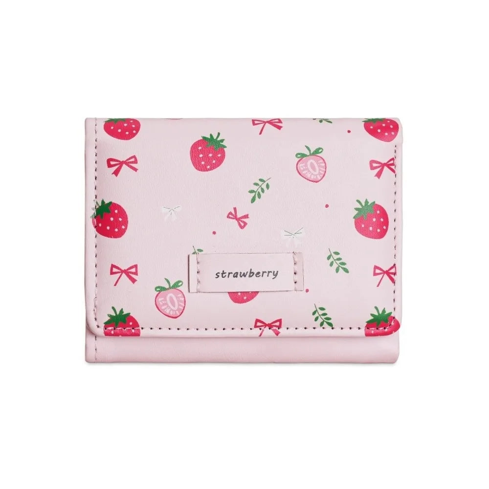 Women’s Strawberry Tri-Fold Wallet