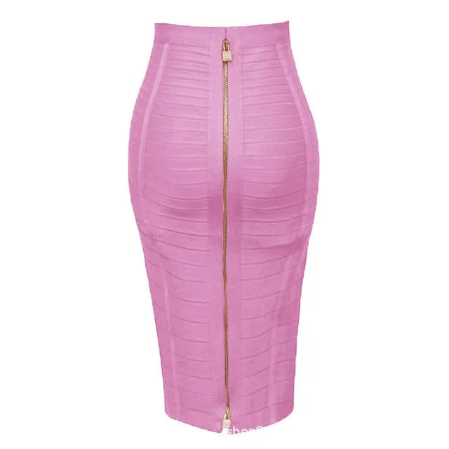 Women’s Striped Pencil Bandage Skirt
