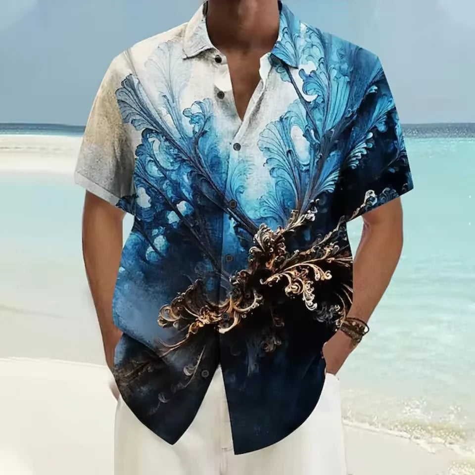 Men’s Short Sleeve Printed Shirt