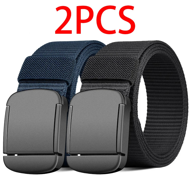 Outdoor Nylon Waist Belt – Anti-Slip, Non-Perforated, Tactical for Men & Women