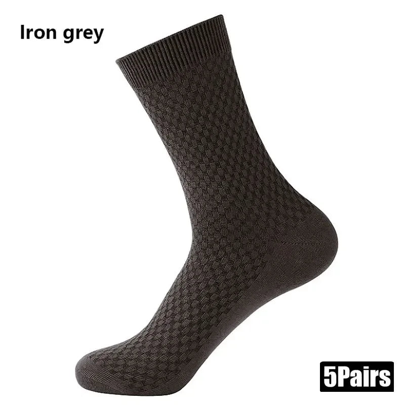 Men’s Bamboo Crew Socks (5 Pairs)