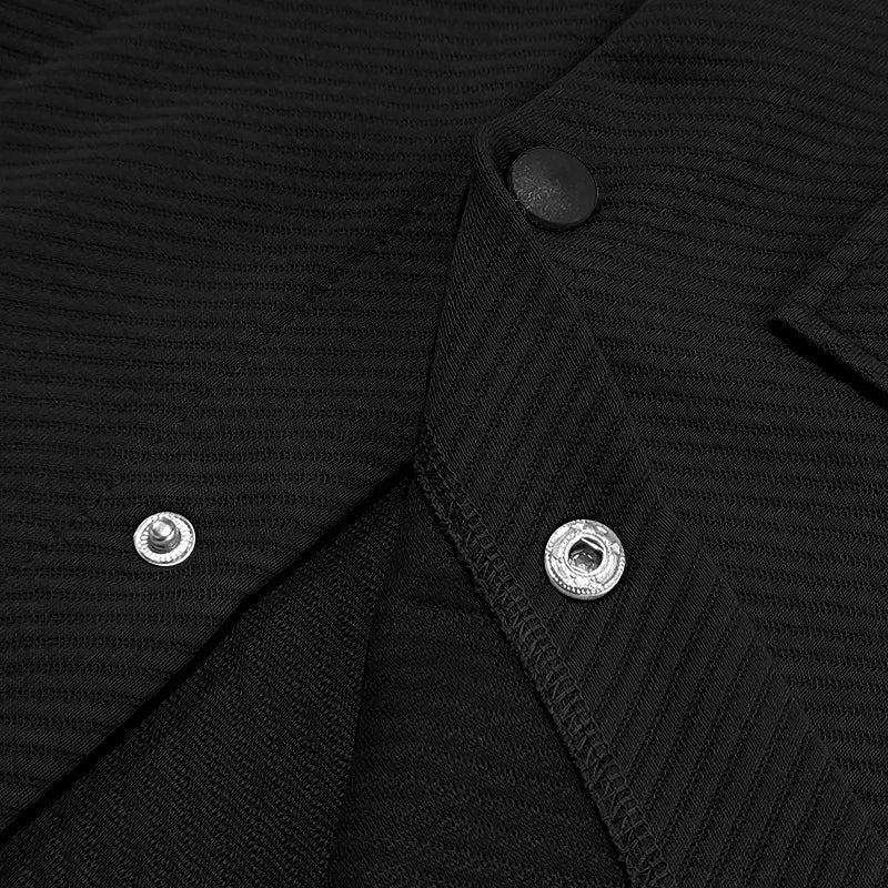 Men's Twill Two-Piece Suit Set