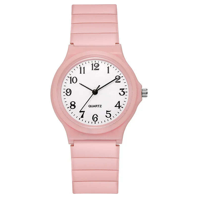 PVC Small Quartz Watch – Electronic, Quiet, Luxury for Men & Women