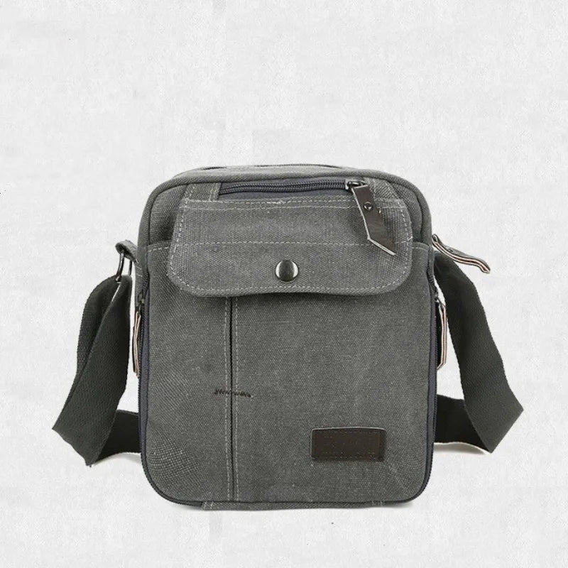 Unisex Canvas Messenger Bag