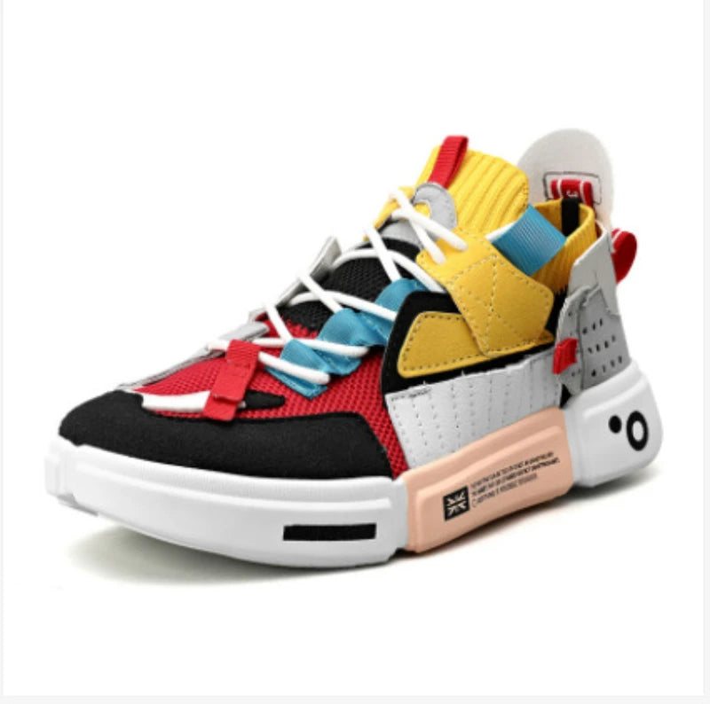 Men's Color-Block Casual Sneakers