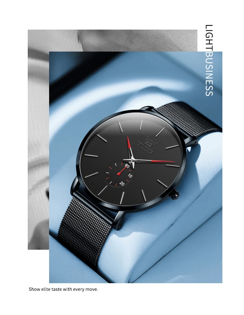 Unisex Minimalist Ultrathin Quartz Watch