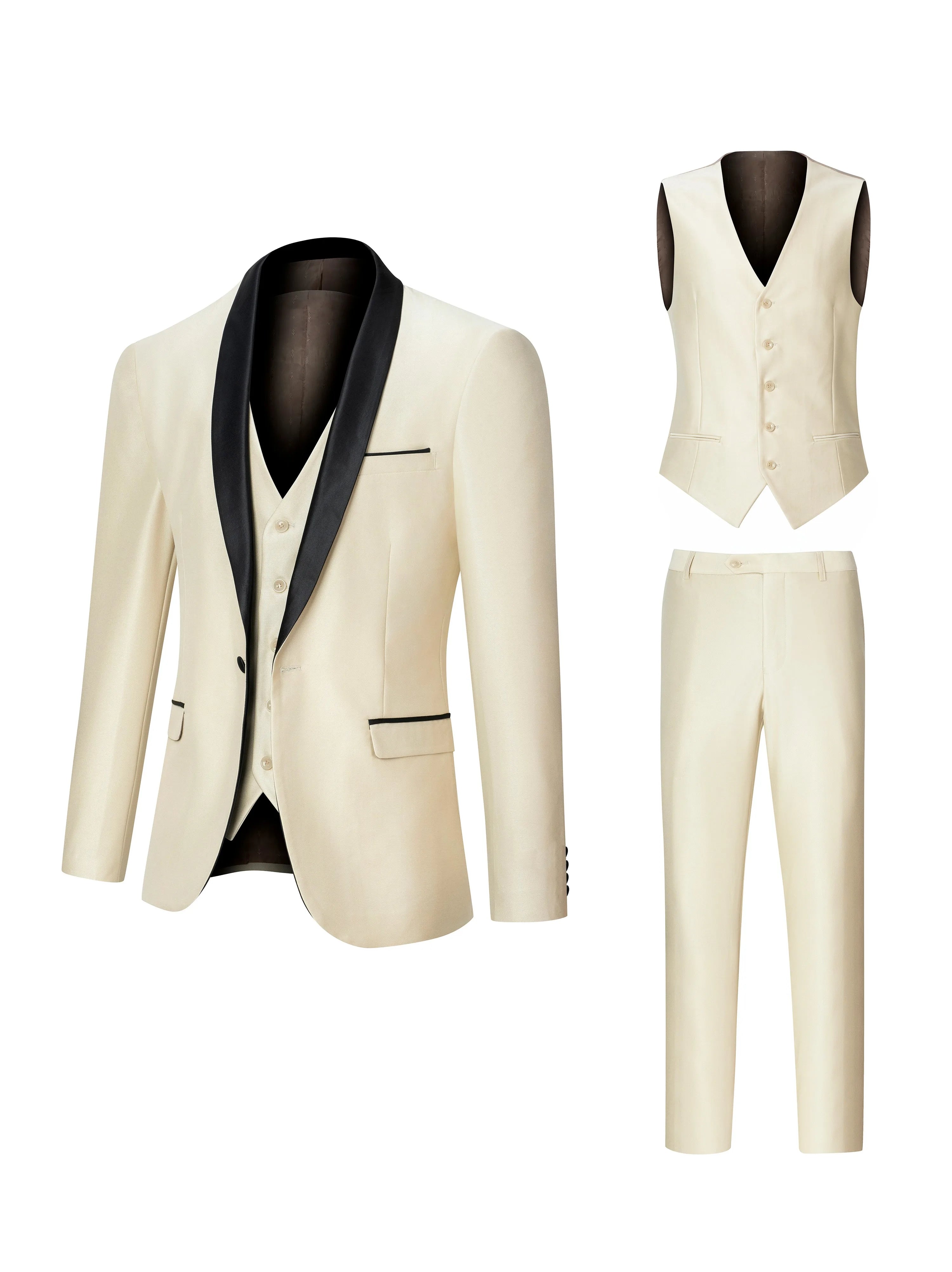 Men’s Custom Luxury 3-Piece Suit