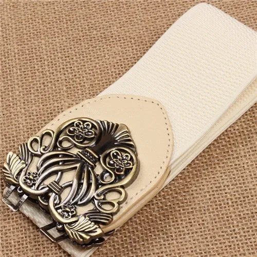 Women’s Wide Leather Waist Belt