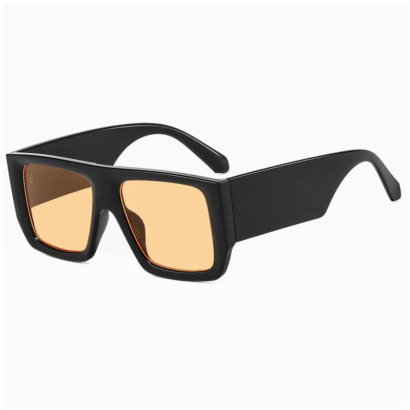 Unisex Vintage Square Sunglasses