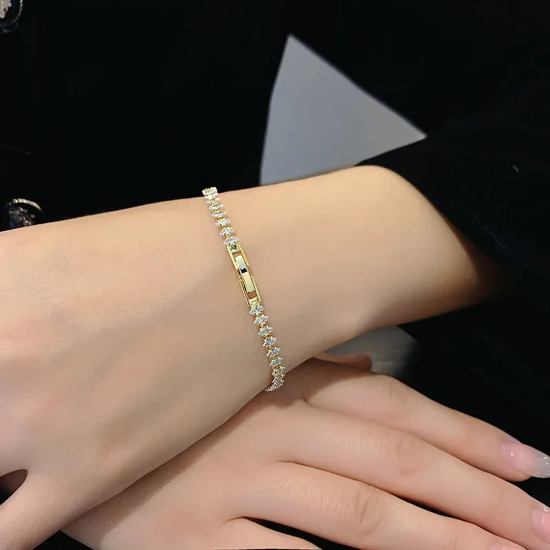 Women's Crystal Charm Bracelet