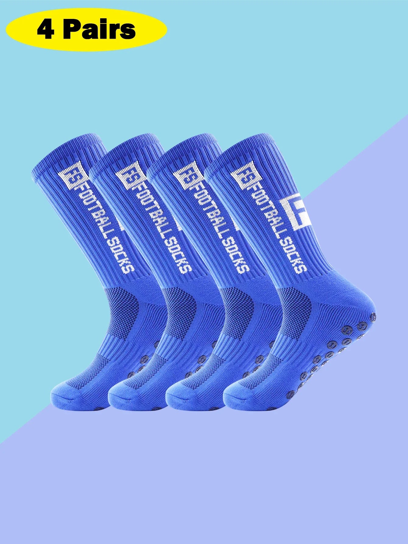 4 Pairs Men’s Soccer Socks.