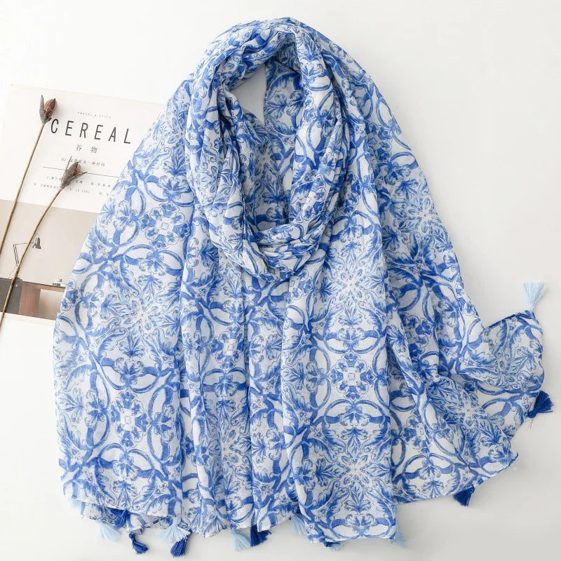 Women’s Leopard Print Luxury Scarf