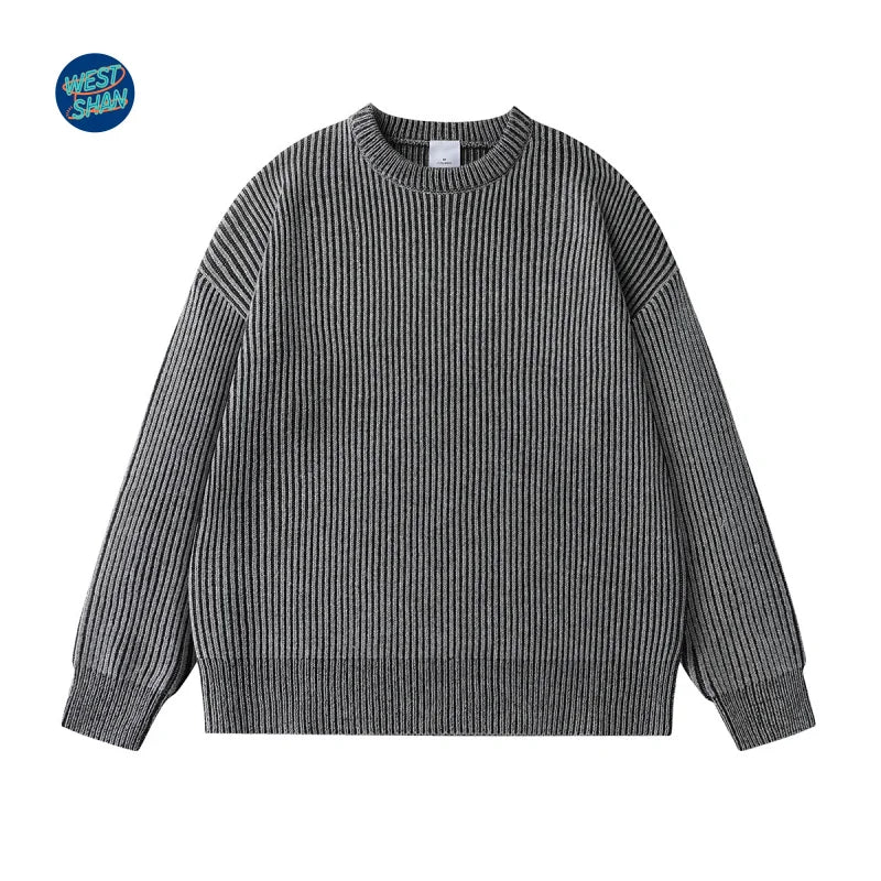 Unisex Knitted Sweater – Retro Luxury Casual Wear