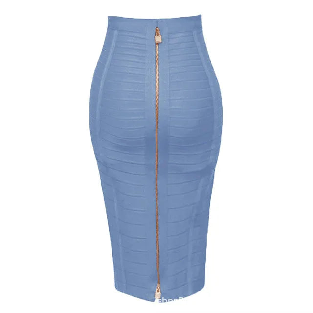 Women’s Striped Pencil Bandage Skirt