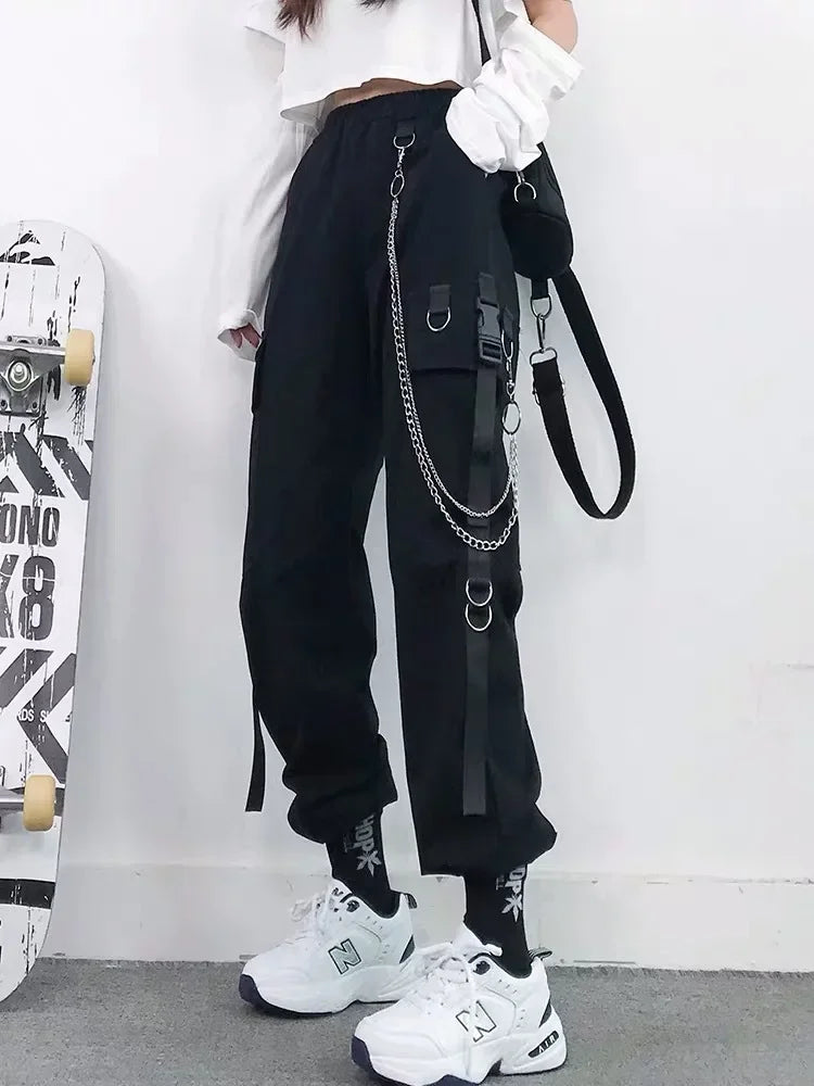 Women’s Black Cargo Pants