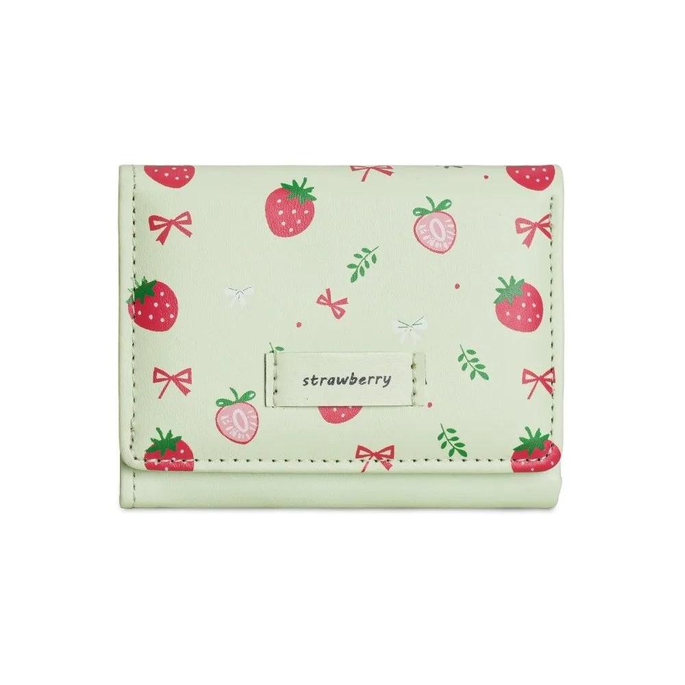 Women’s Strawberry Tri-Fold Wallet