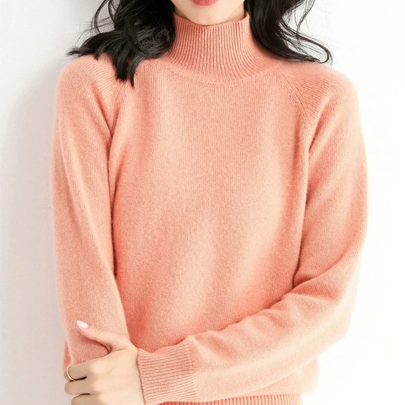 Women’s Long Sleeve Turtleneck Sweater
