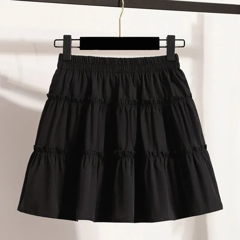 Women’s High Waist A-Line Mini Skirt